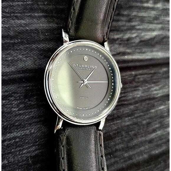 Stuhrling Womens 29mm Symphony Diamond Watch For‎ Repair - Picture 2 of 8